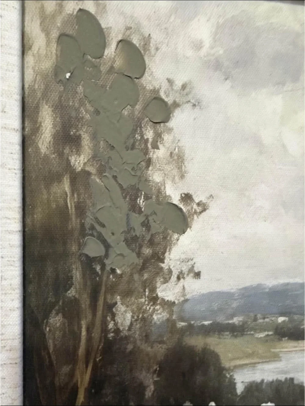 22x18” Where the Wildflowers grow. Gold frame and linen mat